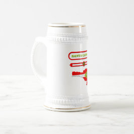 MAPA DE SANTA CATARINA. SAMER BRASIL ビールジョッキ