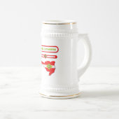 MAPA DE SANTA CATARINA. SAMER BRASIL ビールジョッキ (正面右)