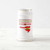 MAPA DE SANTA CATARINA. SAMER BRASIL ビールジョッキ (中央)