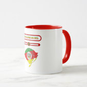 MAPA DO RIO GRANDE DO SUL. SAMER BRASIL マグカップ (正面右)