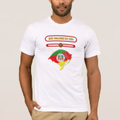 MAPA DO RIO GRANDE DO SUL. SAMER BRASIL Tシャツ (正面)