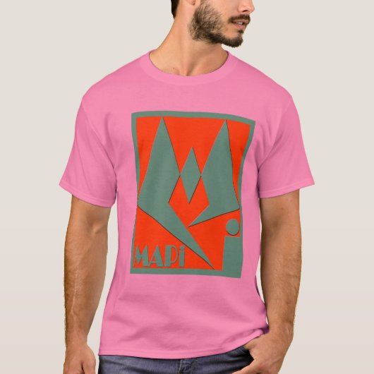 MAPiロゴTシャツデザイン1b Tシャツ (正面)