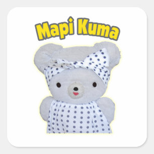 Mapi Kumaのステッカー#1 スクエアシール