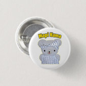 Mapi Kumaボタン 缶バッジ (正面&裏面)