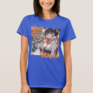 mapleと猫耳娘 tシャツ