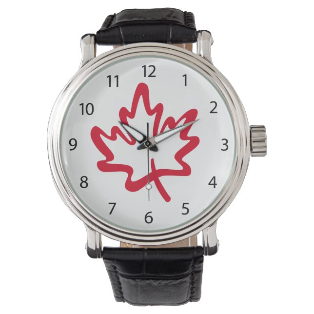 Maple Leafカナダは米国に販売されていない 腕時計 (正面)