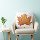 Maple Leaf Autumn Pillow クッション (椅子)