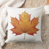 Maple Leaf Autumn Pillow クッション (ブランケット)