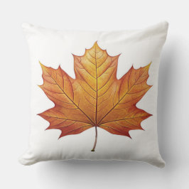 Maple Leaf Autumn Pillow クッション
