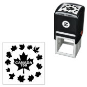 Maple Leaf Canada 150カスタマイズ可能 セルフインキングスタンプ (インサイチュ)