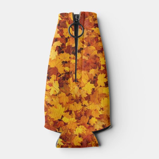 Maple Leaf Pattern-25877 Thermal Wine Tumbler ボトルクーラー (裏面)