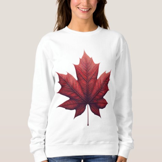 Maple Leaf Shirt, Apparel, Fall Clothing スウェットシャツ (正面)