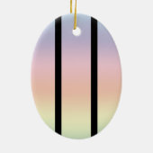 Maple Leaf with Rainbow - セラミックオーナメント (裏面)