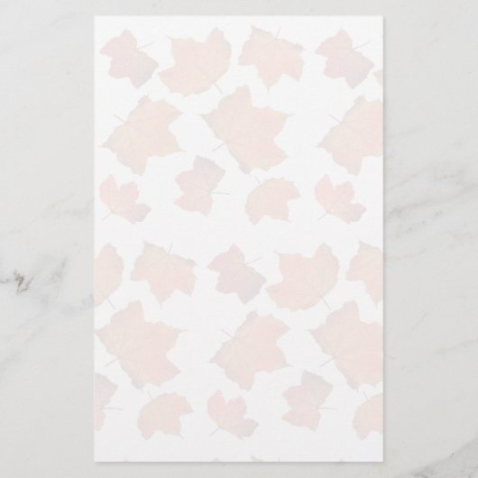 Maple Leaves Lined Writing Paper 便箋 (裏面)