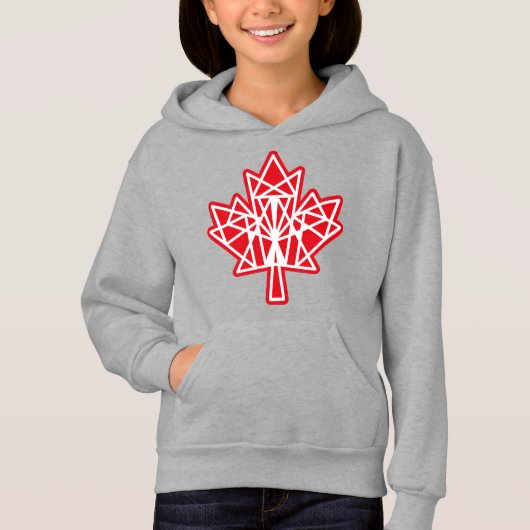 MAPLE MADE WITH TRIANGLES CANADA FLAG BY MASANSER (正面)
