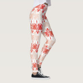 MAPLE MADE WITH TRIANGLES CANADA FLAG BY MASANSER レギンス (右)