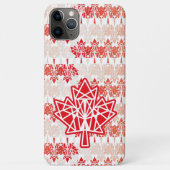 MAPLE MADE WITH TRIANGLES CANADA FLAG BY MASANSER Case-Mate iPhoneケース (裏面)