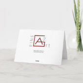 Maple Morn Greeting Cards by Artist Alison Galvan カード (裏面)