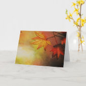 Maple Morn Greeting Cards by Artist Alison Galvan カード (黄色い花)