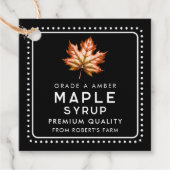 Maple syrup フェイバータグ (正面)