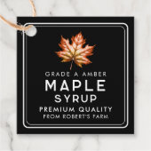 Maple syrup フェイバータグ (正面)
