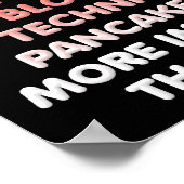 Maple Syrup is Thicker Than Water Funny Poster ポスター (角)