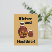 Maple Syrup Richer And Healthier ポストカード (スタンド正面)