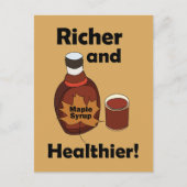 Maple Syrup Richer And Healthier ポストカード (正面)