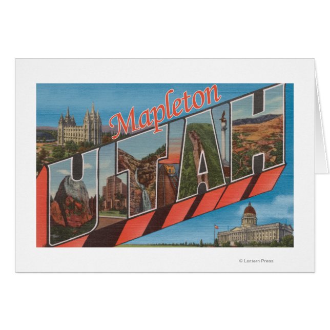 Mapleton, Utah – ラージ・レター・シーン (正面横)