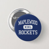 Maplewood -ロケット-高等学校- Cortlandオハイオ州 缶バッジ (正面&裏面)