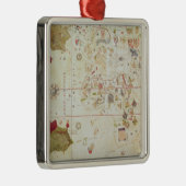 Mappa Mundi 1502年 メタルオーナメント (右)