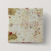 Mappa Mundi 1502年 缶バッジ (正面)