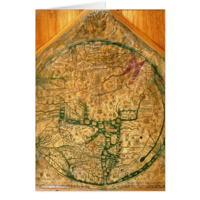 Mappa Mundi、c.1290 (正面)