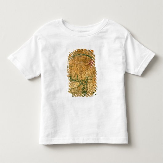 Mappa Mundi、c.1290 トドラーTシャツ (正面)