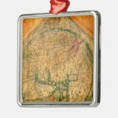 Mappa Mundi、c.1290 メタルオーナメント (左)