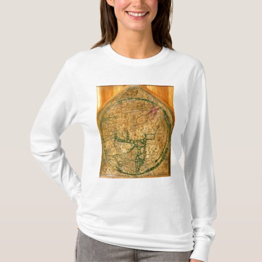Mappa Mundi、c.1290 Tシャツ (正面)