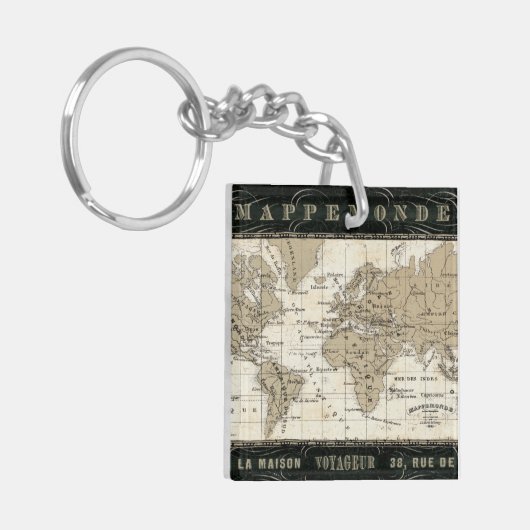 Mappemonde キーホルダー (正面左)