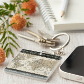 Mappemonde キーホルダー (正面右)