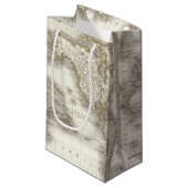 Mappemonde -地球の地図 スモールペーパーバッグ (正面アングル)