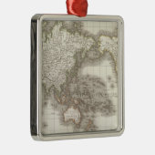 Mappemonde -地球の地図 メタルオーナメント (右)