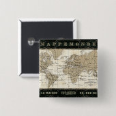 Mappemonde 缶バッジ (正面&裏面)