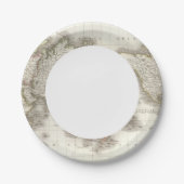 Mappemonde - Globeマップ ペーパープレート (正面)