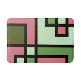 mapper #5 バスマット 抽象画 幾何学 モダン