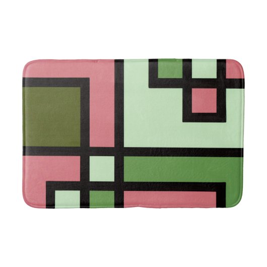 mapper #5 バスマット 抽象画 幾何学 モダン (正面)
