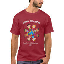 Mapping Humanity: Maroon Edition Tee