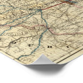 Maps showing the Indiana ポスター (角)