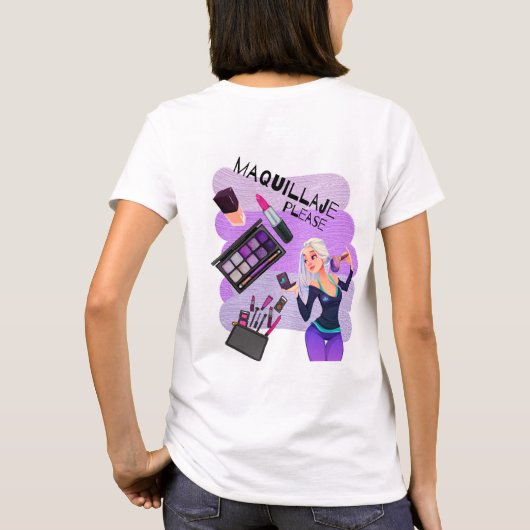 MAQUILLAJE PLEASE Tシャツ (裏面)