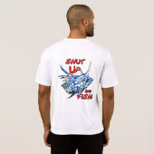 Mar1スポーツの魚釣りは締め、乾燥した適合を採取します Tシャツ (裏面フル)