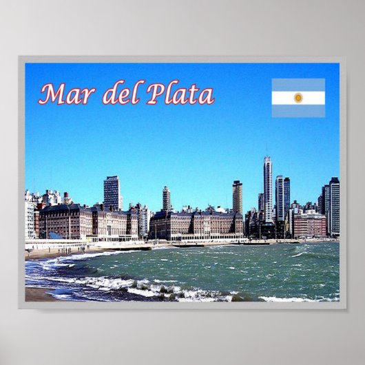 Mar del Plata – スカイライン –  ポスター (正面)