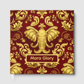 Mara Trumpeting Glory: Crimson & Gold Regal Elepha ゲストブック (正面)